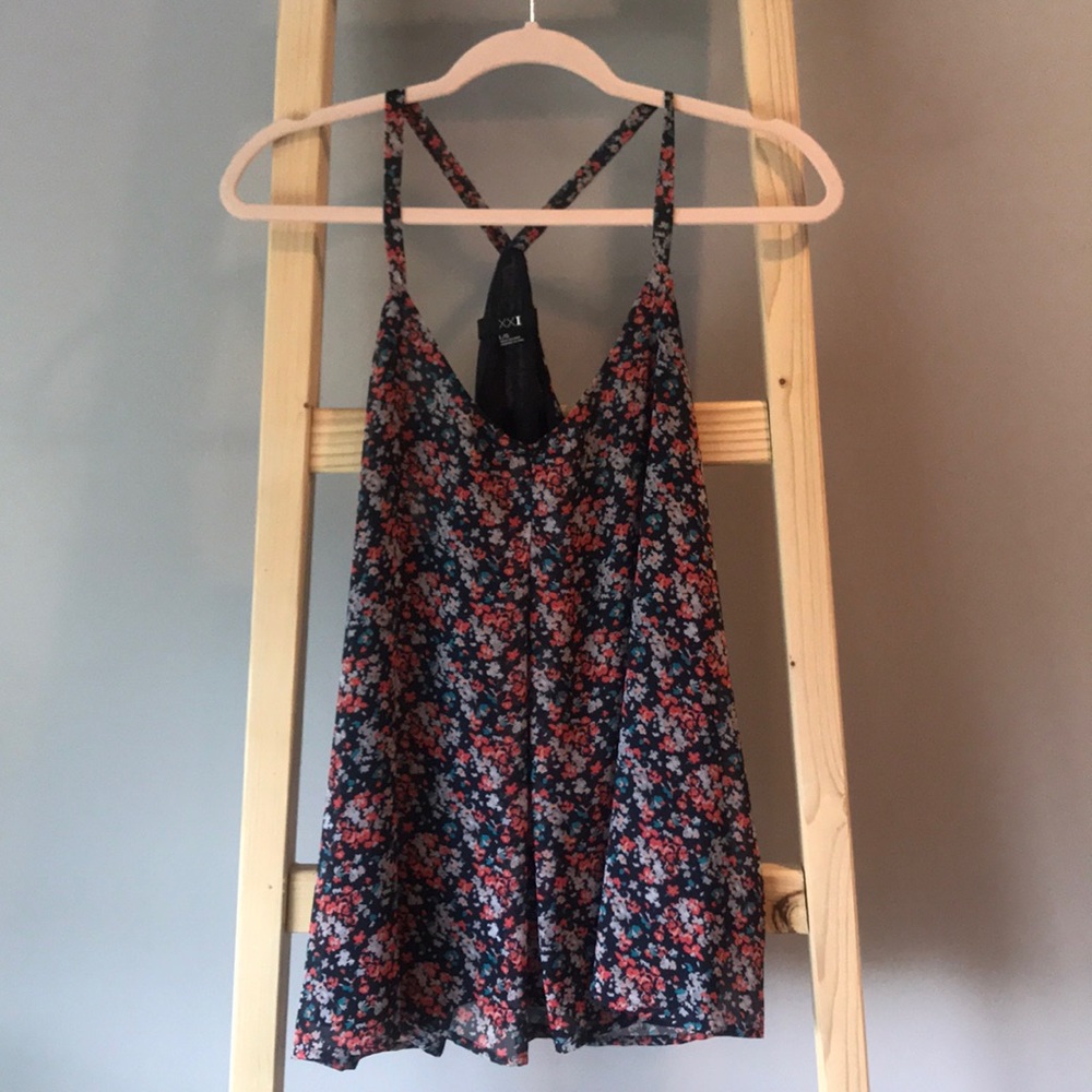 Floral tank top